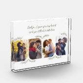 妻の愛する言葉4縦写真繊細な葉 フォトブロック (左)