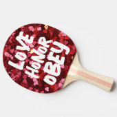 妻の愛結婚を卓球ラケットに従う 卓球ラケット (横)