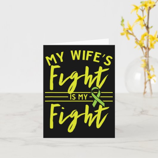 妻の戦いは腎臓病に目を奪われる カード (黄色い花)