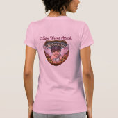 妻の攻撃時: 女の子のような演劇 Tシャツ (裏面)
