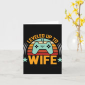 妻の新しいゲーマー結婚したゲーおもしろいム カード (黄色い花)
