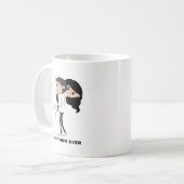 妻の最高の永遠のコーヒーマグ コーヒーマグカップ (正面左)