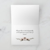 妻の死に際の同情カード カード (内部)