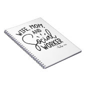 妻の母ソーシャルワーカー ノートブック (右側)