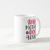 妻の母犬愛好家 コーヒーマグカップ (正面右)