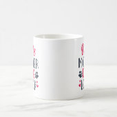 妻の母犬愛好家 コーヒーマグカップ (中央)
