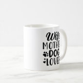 妻の母犬愛好家 コーヒーマグカップ (正面右)