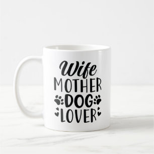 妻の母犬愛好家 コーヒーマグカップ