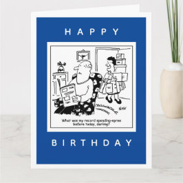 妻の消費生活にショックを受けた夫の連続漫画 カード