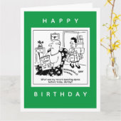 妻の消費生活にショックを受けた夫の連続漫画 カード (黄色い花)