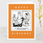 妻の消費生活にショックを受けた夫の連続漫画 カード (黄色い花)