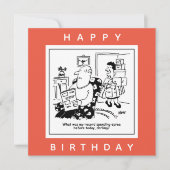 妻の消費生活にショックを受けた夫の連続漫画 カード (正面)