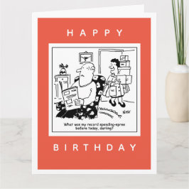妻の消費生活にショックを受けた夫の連続漫画 カード