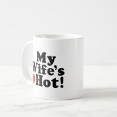 妻の熱さ コーヒーマグカップ (正面左)