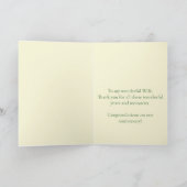 妻の結婚記念日イエローローズ カード (内部)