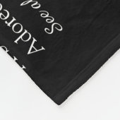 妻の脚エレガント本Red Loveハートパーソナライズされた フリースブランケット (角)