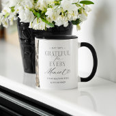 妻の脚本ハートが一瞬の写真に感謝 マグカップ