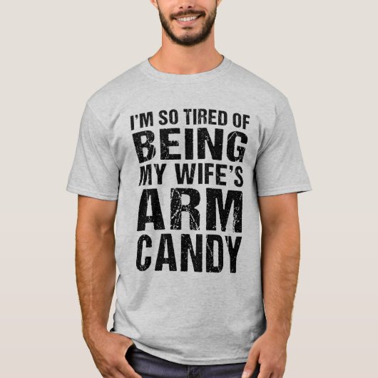 妻の腕の簡単旦那じゃなくて Tシャツ (正面)