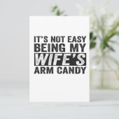 妻の腕簡単ギフトとは違おもしろいう サンキューカード (スタンド正面)