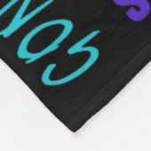 妻の自殺忘れ認識度国旗が消えた フリースブランケット (角)