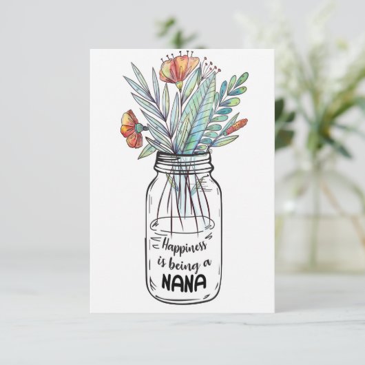 妻の芸術の幸福はナナである サンキューカード (スタンド正面)