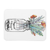 妻の芸術の幸福はミューである マグネット (横)