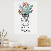 妻の芸術の幸福はミーム ポスター (キッチン)