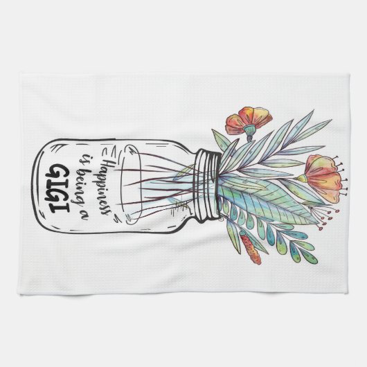 妻の芸術の幸福はGiである キッチンタオル (横)