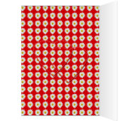 妻の記念日にバレンタインデーのデイジーカード (内側 (左))