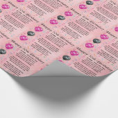 妻の詩-第30誕生日 ラッピングペーパー (角)