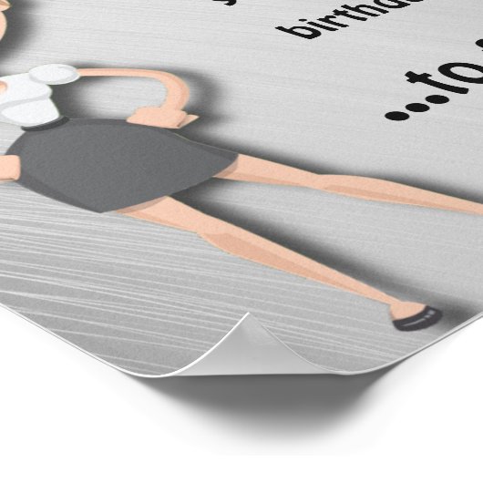 妻の誕生日を思い出すおもしろい引用文 ポスター (角)