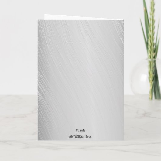 妻の誕生日を覚えておく、面白い誕生日カード サンキューカード (裏面)