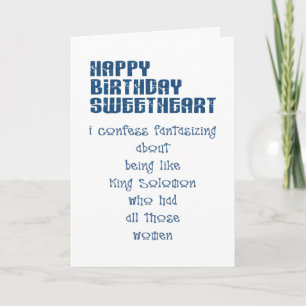 妻の誕生日セレブレーションの夫の告白 カード