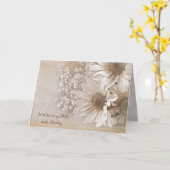 妻の誕生日デイジーブーケ カード (黄色い花)