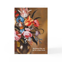 妻の誕生日フェミニンヴィンテージフローラ