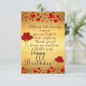 妻の誕生日 カード (スタンド正面)