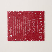 妻の贈り物 |夫からの妻への手紙 ジグソーパズル (横)