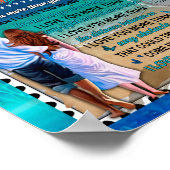 妻の贈り物 |夫からの妻への手紙 ポスター (角)