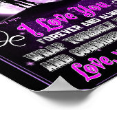 妻の贈り物 |夫からの妻への手紙 ポスター (角)