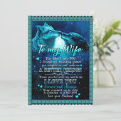 妻の贈り物|妻への手紙を永遠に愛し続ける 招待状 (スタンド正面)