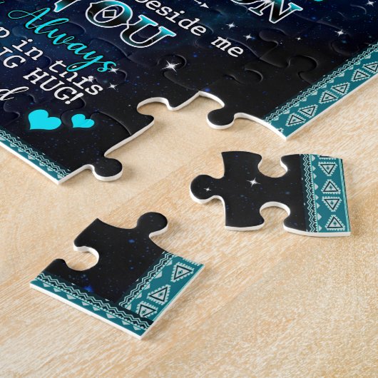 妻の贈り物 |私は永遠にあなたを愛している妻への手紙 ジグソーパズル (側面)