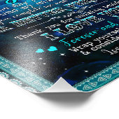 妻の贈り物 |私は永遠にあなたを愛している妻への手紙 フォトプリント            (角)