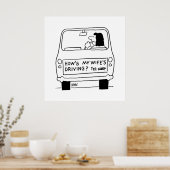 妻の運転は？ ポスター (キッチン)