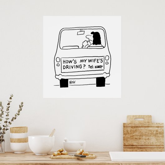 妻の運転は? ポスター (キッチン)