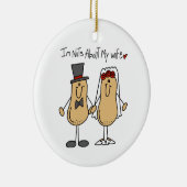 妻のTシャツとギフトについての要点 セラミックオーナメント (右)