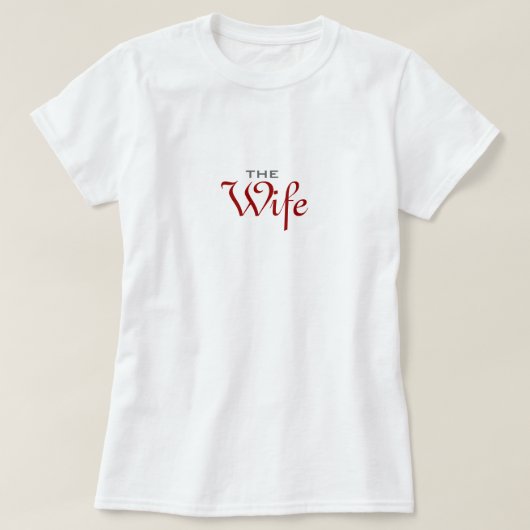 妻のTシャツ Tシャツ (デザイン正面)