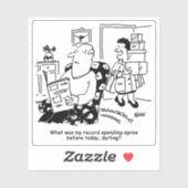 妻はショッピング漫画から帰る。 シール (シート)