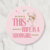 妻はショーガール バチェロレッテ ウィークエンドの予定 フェイバータグ (正面)