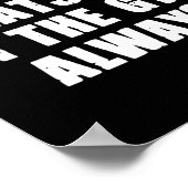 妻はジムで私にビートいつもおもしろいトレーニングT ポスター (角)