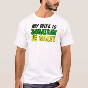 妻はジャマイカ熱狂する Tシャツ